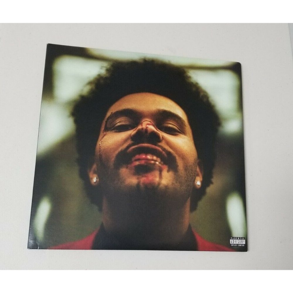 The Weeknd After Hours Limited LP Black Splatter Clear Vinyl Record Album EUC